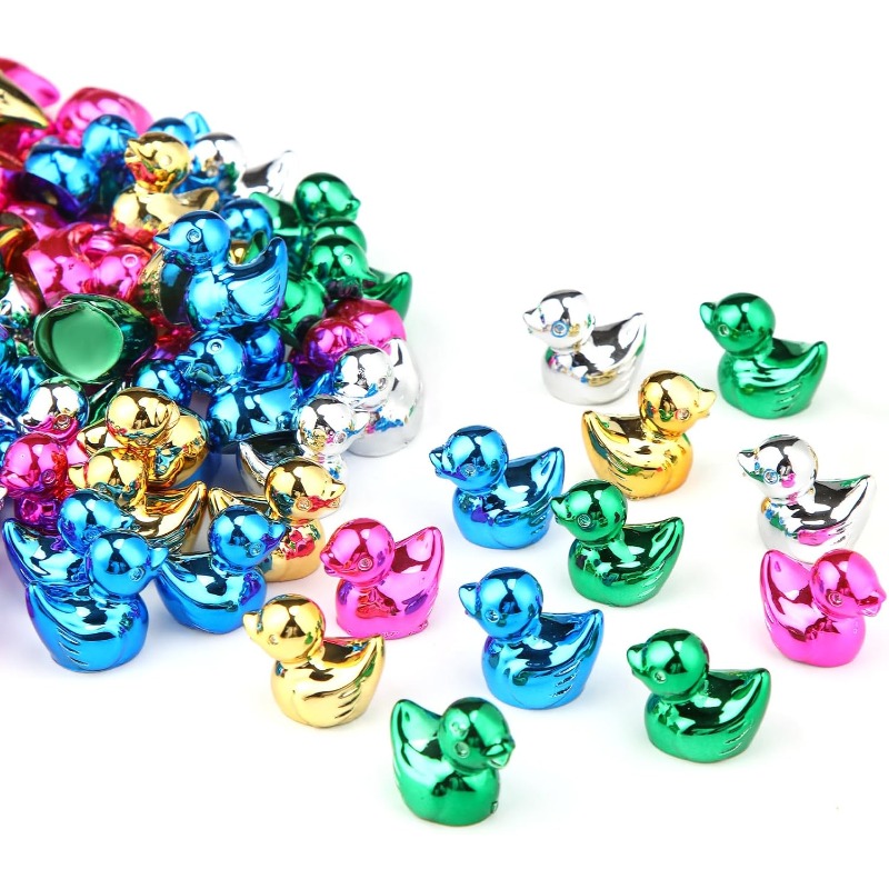 Diy Automation Projects - 30/50 Uds Mini patos electrochapados multicolores