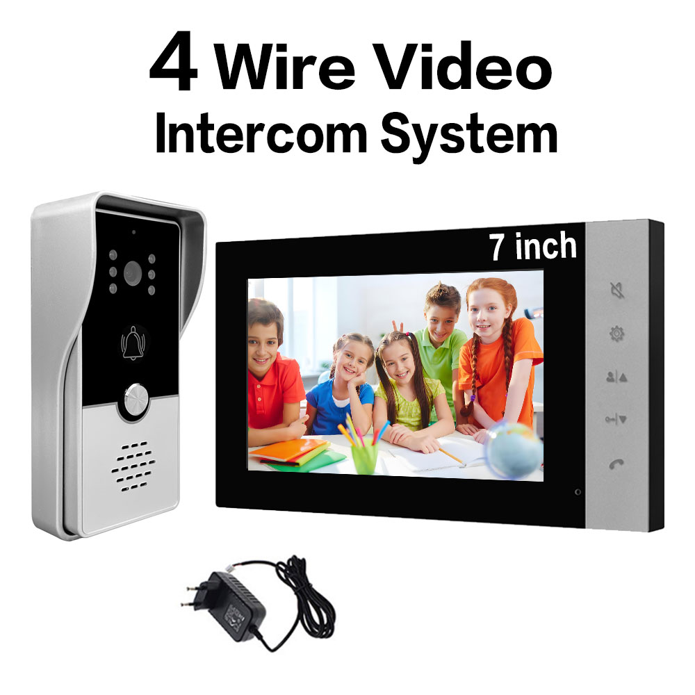 Smart Doorbell Wired - Videoportero con Cable de 4 Hilos