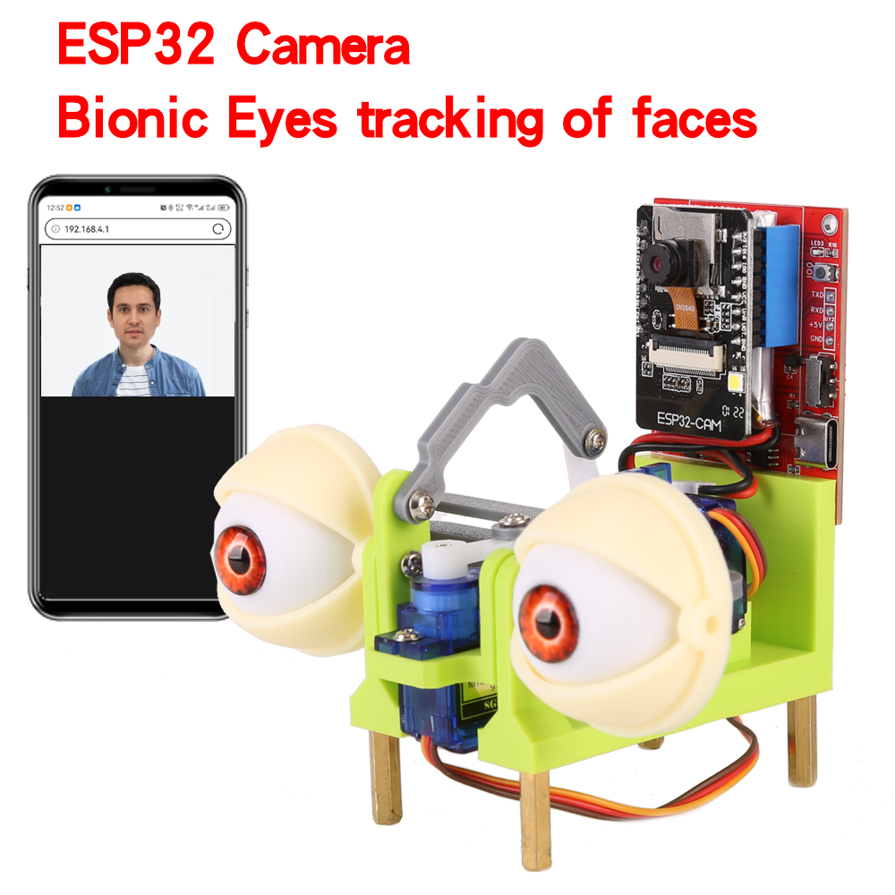 Diy Automation - Cámara WatchEye ESP32, seguimiento de ojos