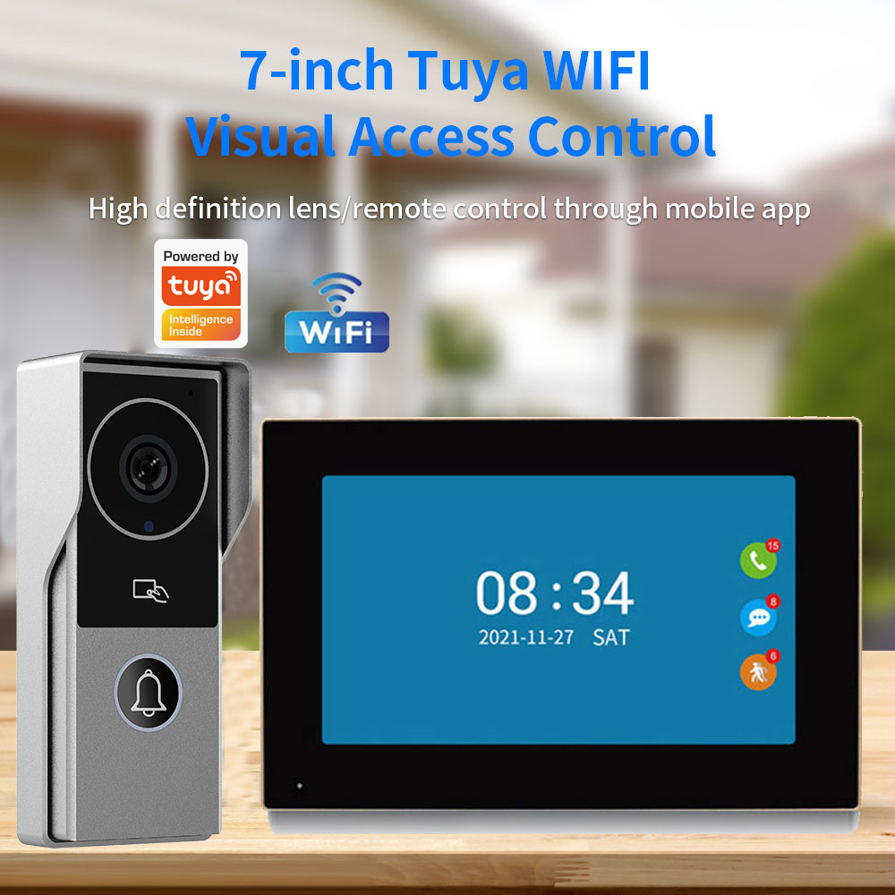Smart Doorbell Wired - Sistema de Videoportero Wifi 1080P, Cámara