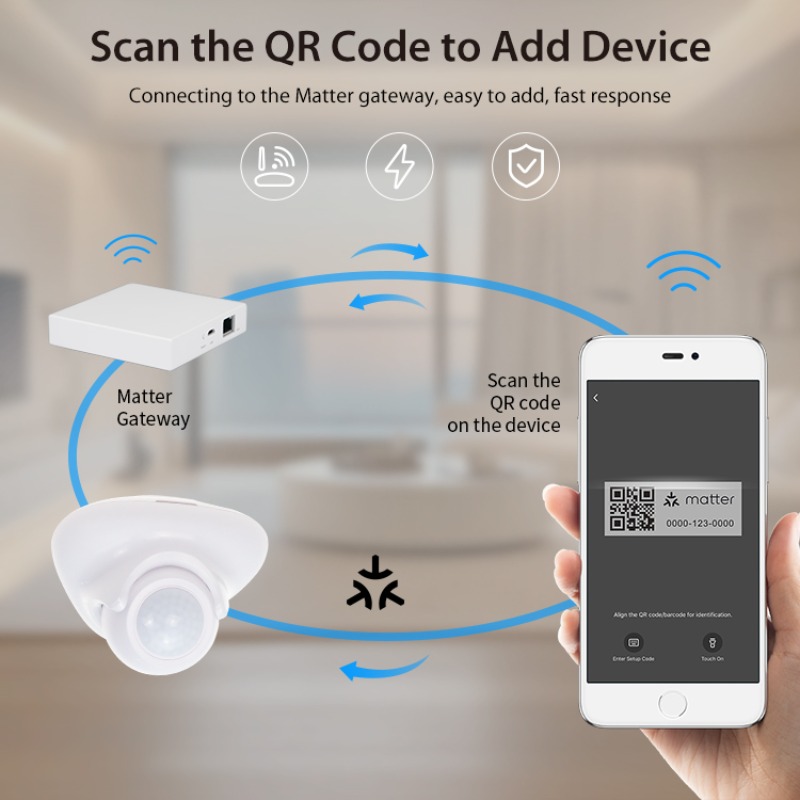 Sensor de Presencia Humana Tuy - Matter Hub Thread reseña y precio