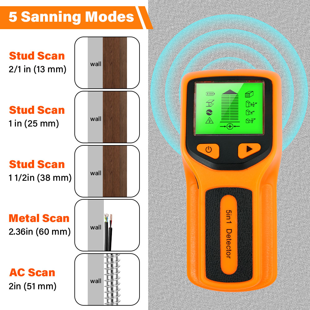Detector Digital de Paredes 5  - Water Leak Detector Wired reseña y precio
