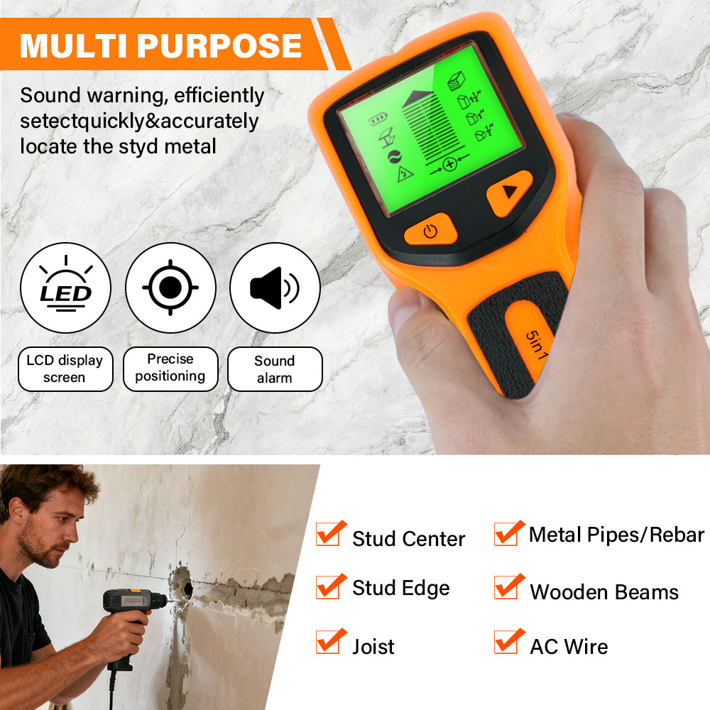 Detector Digital de Paredes 5  - Water Leak Detector Wired reseña y precio