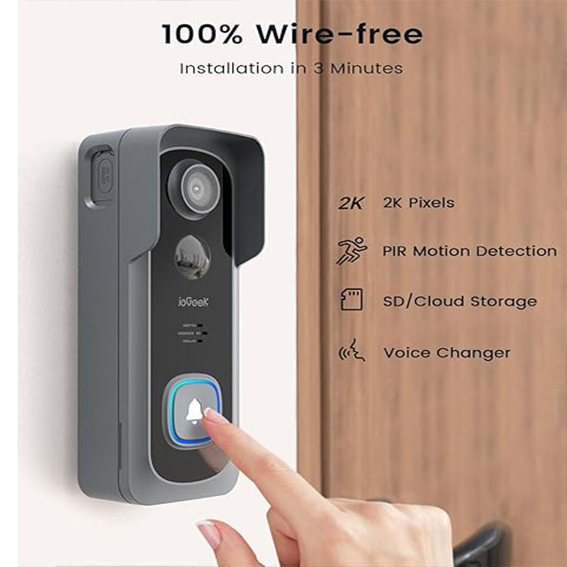 ieGeek Timbre con cámara inalá - Smart Doorbell Wired reseña y precio