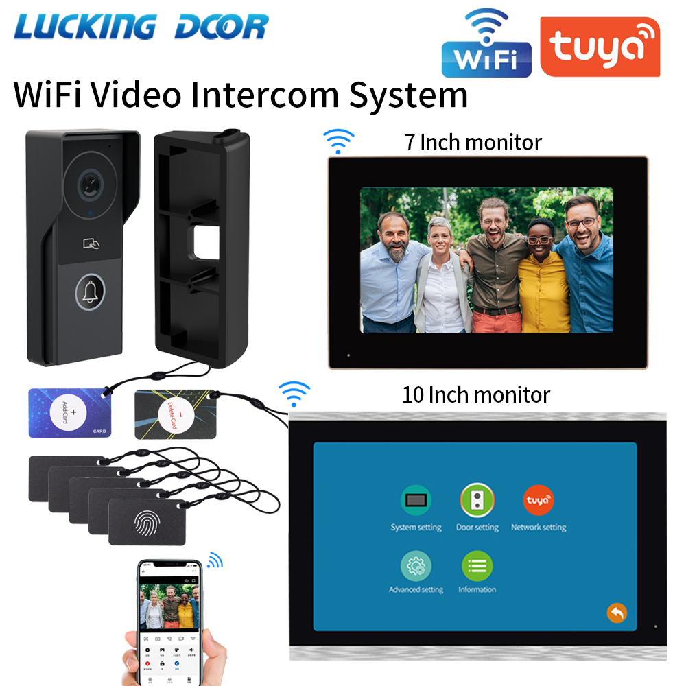 Videoportero de 7/10 pulgadas, - Smart Doorbell Wired reseña y precio