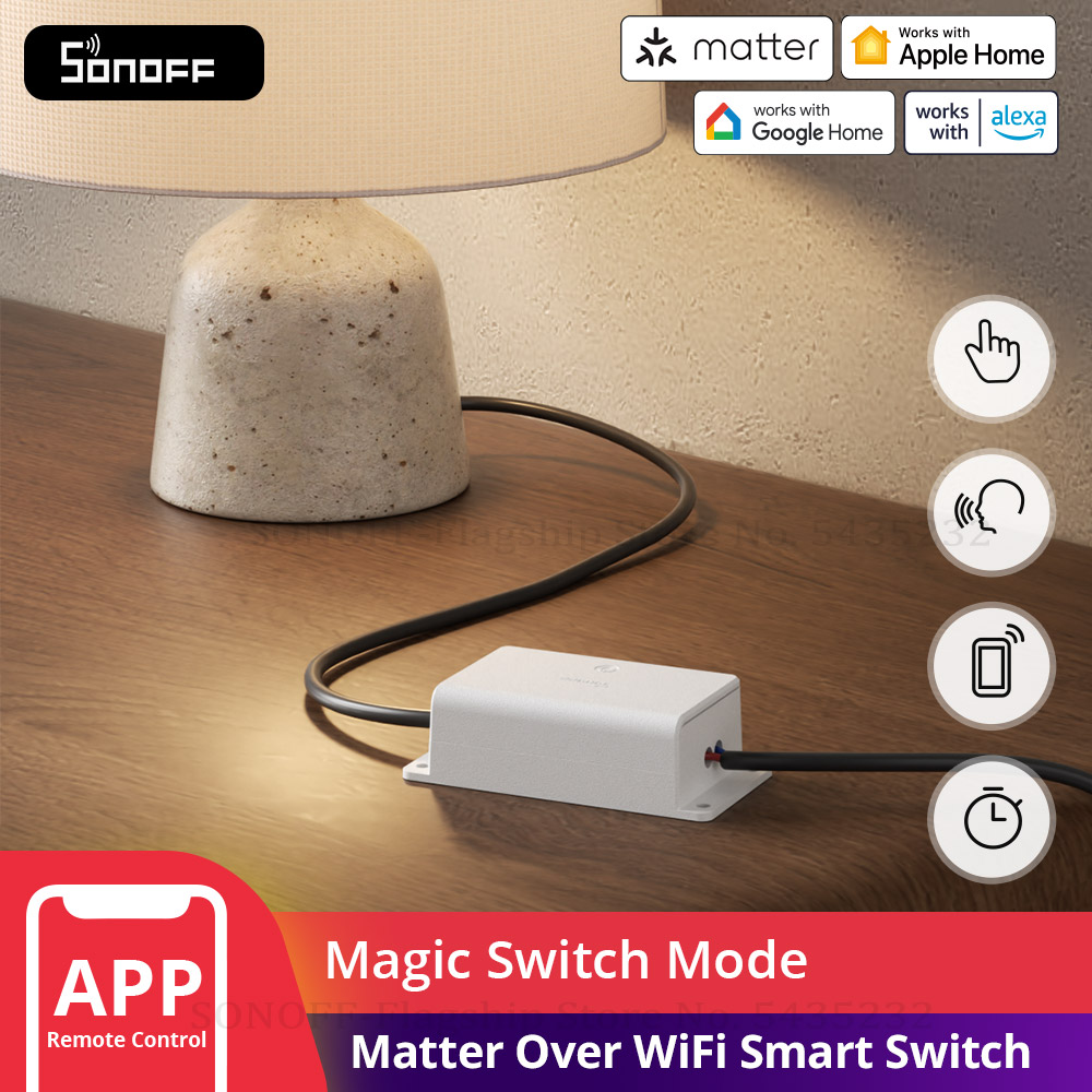 SONOFF Basic-1GS Gen5 Matter W - Sonoff Basic Switch reseña y precio