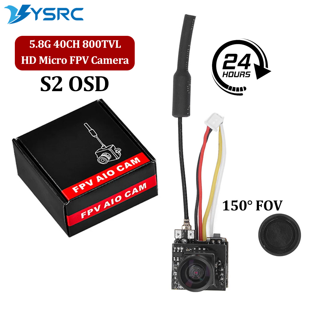 Microcámara FPV RC S2 OSD AIO  - Diy Automation Projects reseña y precio