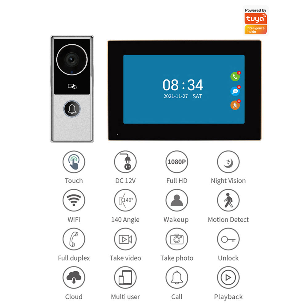 Sistema de Videoportero Wifi 1 - Smart Doorbell Wired reseña y precio